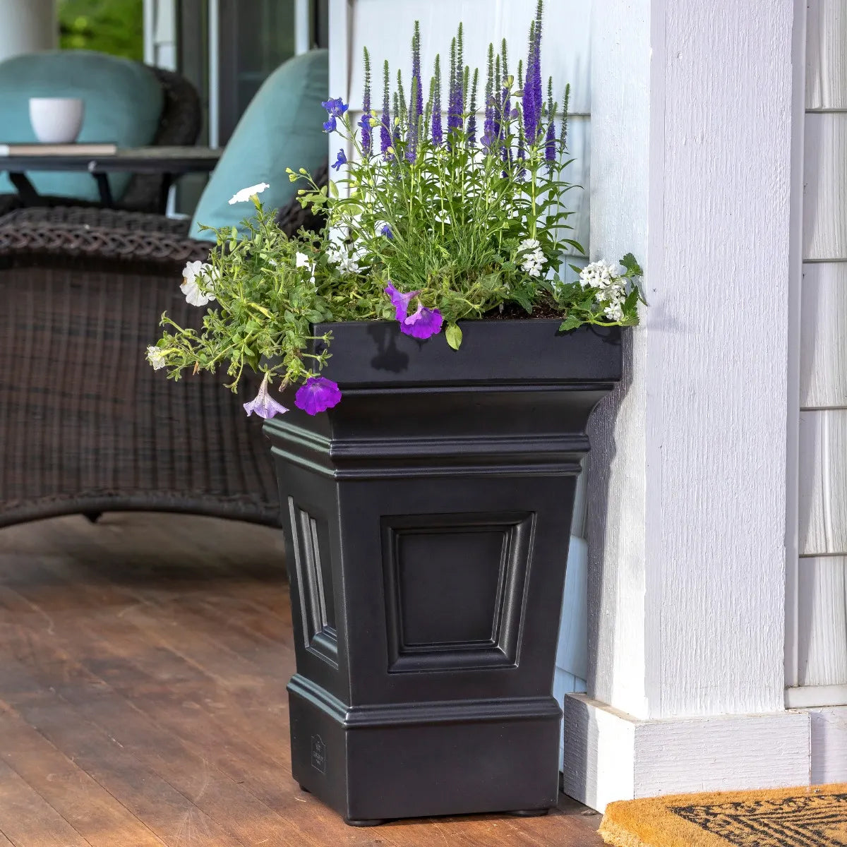 Atherton Planter Box-Onyx (2 Pack)