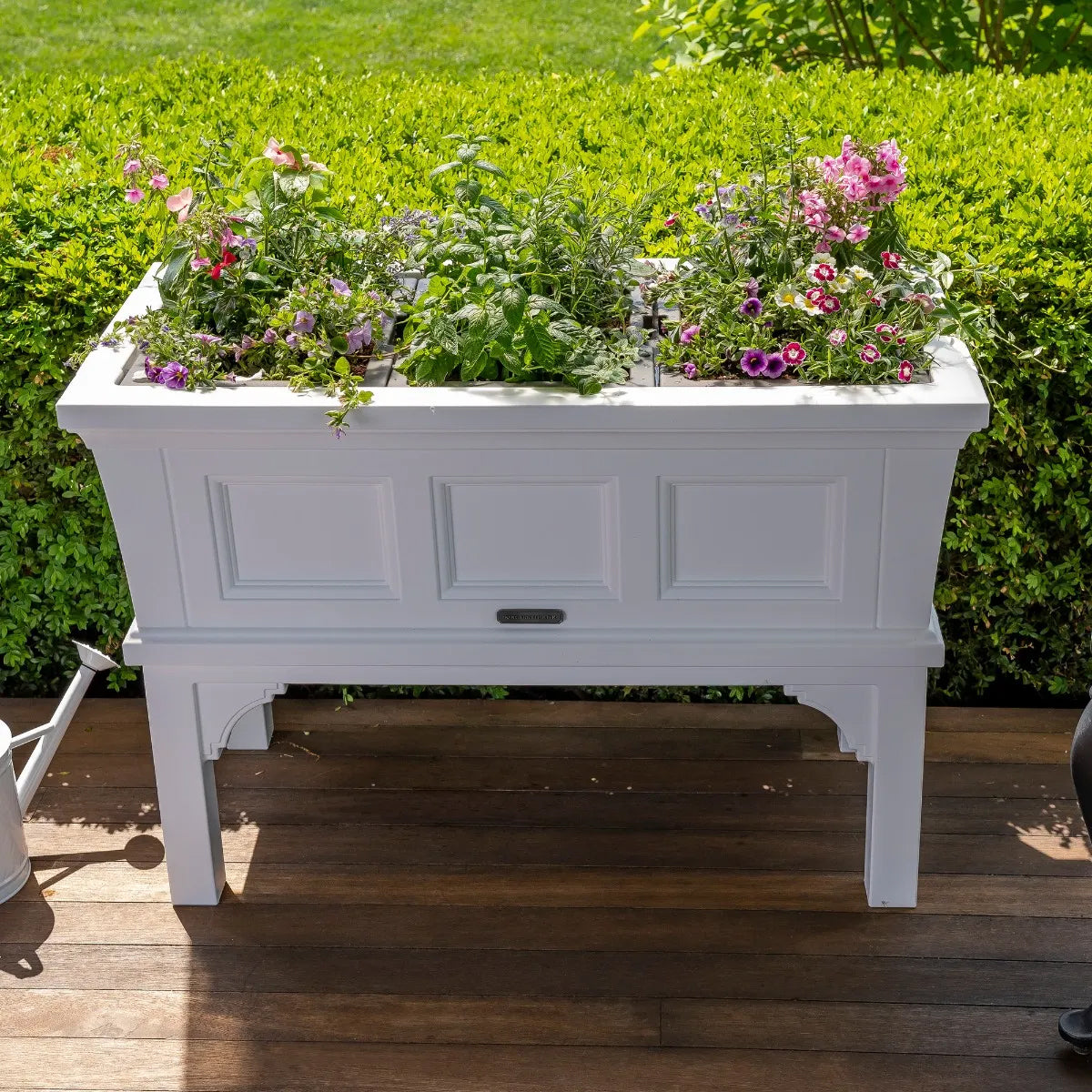 Atherton Raised Planter Box - White