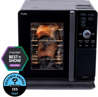 GE Appliances Profile Smart Indoor Smoker Carbon Black