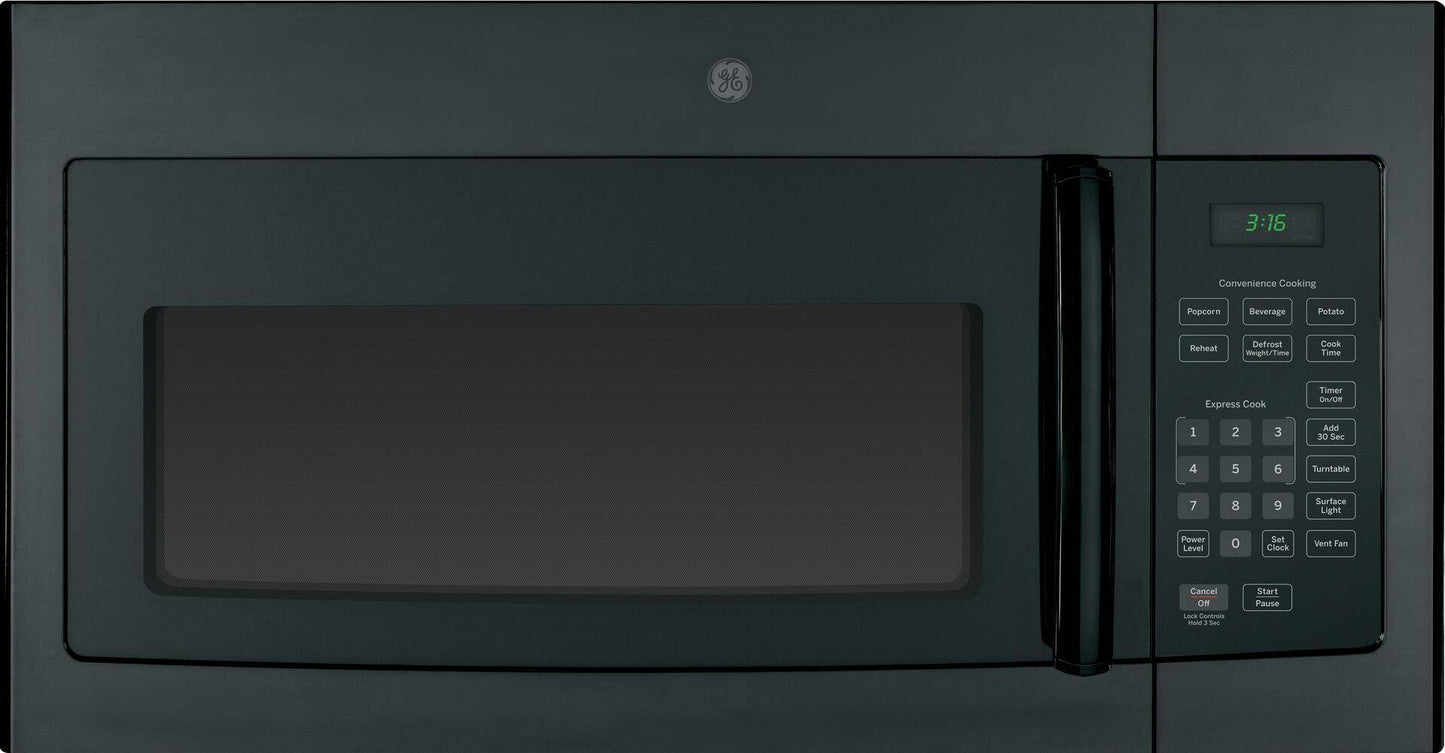 GE JVM3160DFBB Black