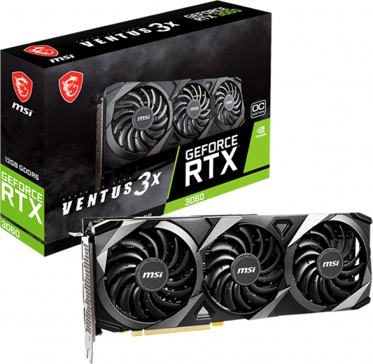MSI GeForce RTX 3060 Ventus 3X OC HDMI 3xDP 12GB