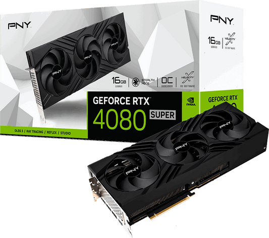 PNY GeForce RTX 4080 SUPER OC Verto HDMI 3xDP 16GB GDDR6X