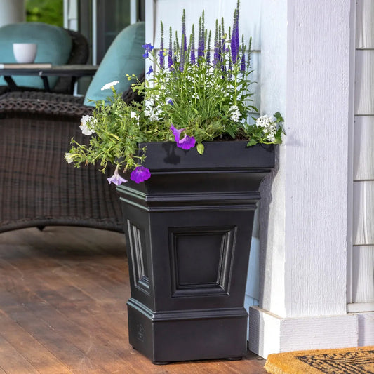Atherton Planter Box-Onyx (2 Pack)