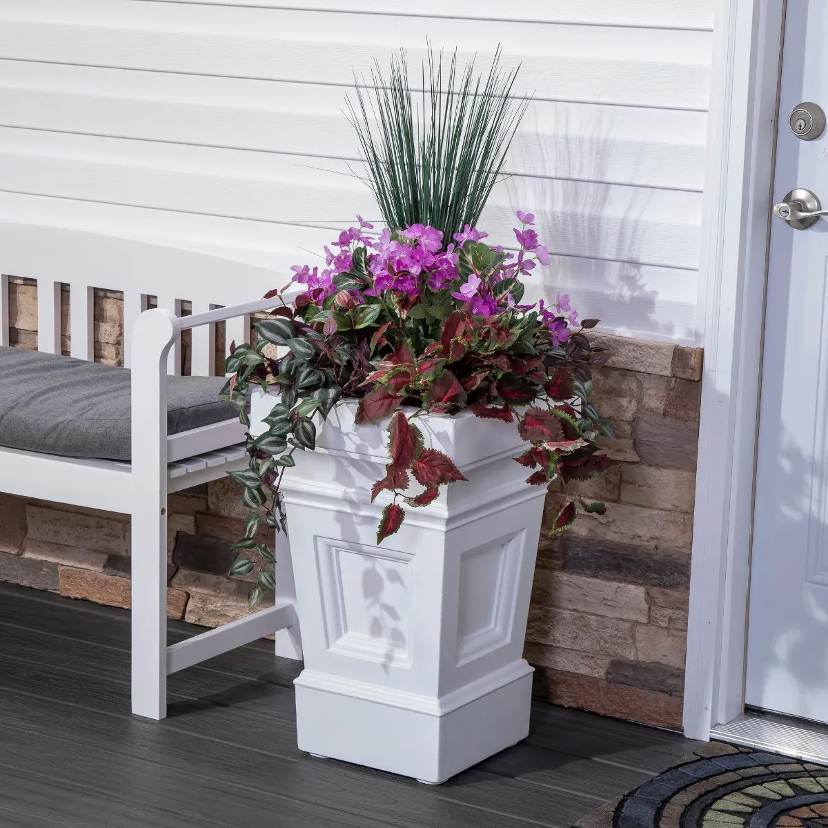Atherton Planter Box-White (2 Pack)