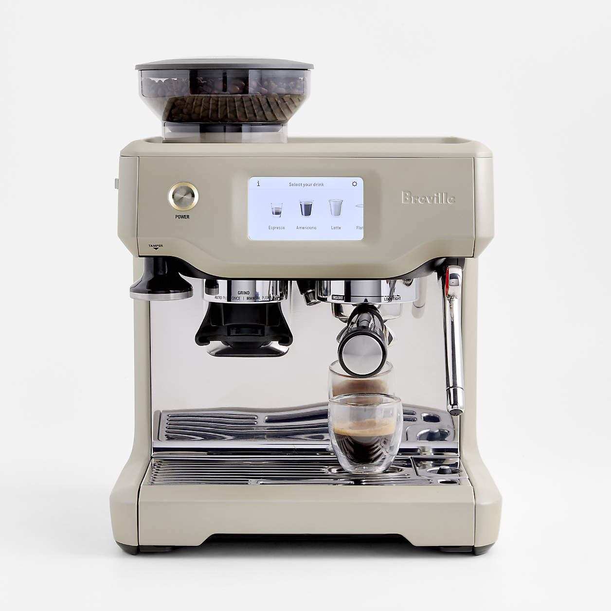 Espresso Machine in Almond Nougat