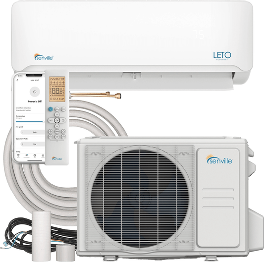Senville Leto 30,000 BTU Mini Split Heat Pump w/ Wi-Fi