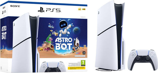 Sony PlayStation 5 (PS5) Slim Standard Edition Astro Bot Bundle - White